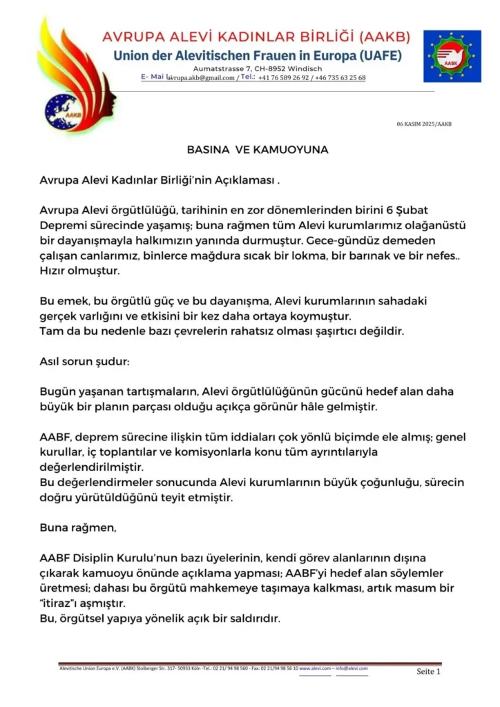 Avrupa Alevi Kadınlar Birliği