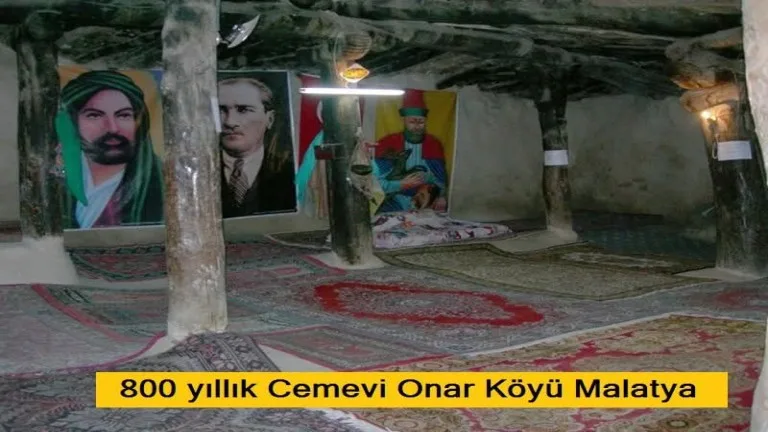 Türkiye'nin en eski Cemevi Malatya Onar Köyü Cemevi J
